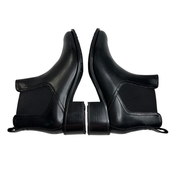 Cole Haan Shoes for Crews Black Leather Chelsea Boots W25099 Slip Resistant 7B - Picture 4 of 10